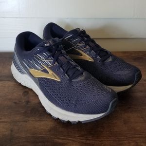 Brooks Men's Adrenaline GTS 19 Size 12D Navy/Gold